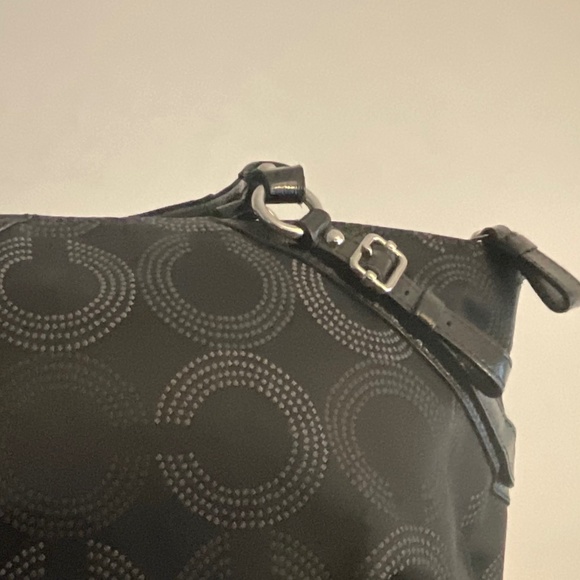COACH Madison Dotted Op Art Sophia Satchel Bag. - Picture 7 of 7